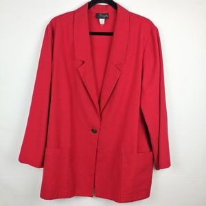 Vintage Red Blazer